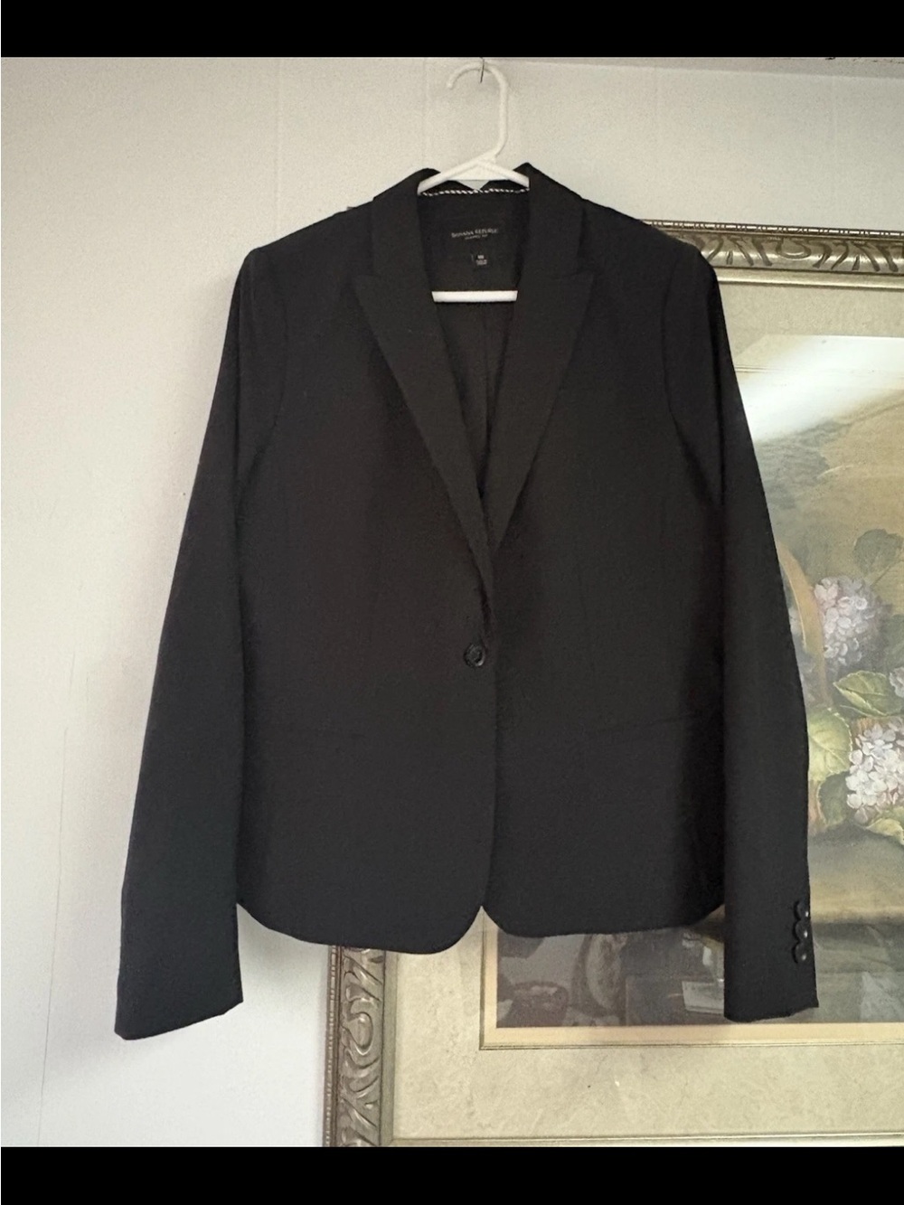 Banana Republic Black Single-Button Women's Blazer